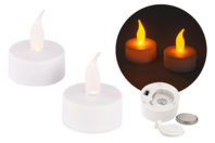 Bougies électriques LED - Lot de 2  - Articles lumineux, guirlandes et bougies LED - 10doigts.fr