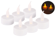 Bougies électriques LED - Lot de 6 - Articles lumineux, guirlandes et bougies LED - 10doigts.fr