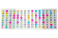 Strass autocollants en bande, Ø 1 cm - 120 pcs - Strass autocollants - 10doigts.fr