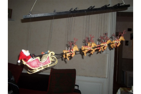 envole du pére noël - Pâques, Noël - 10doigts.fr