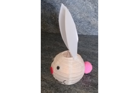 lapin lampion - Créations d'enfant - 10doigts.fr
