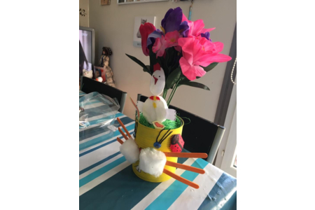 Lapin de Pâques - Créations d'enfant - 10doigts.fr