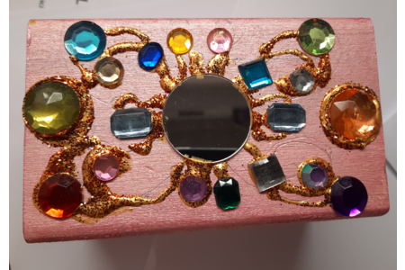 Boite à bijoux - Déco du bois - 10doigts.fr