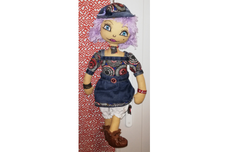 LISA - POUPEE BIFFON - Couture, point de croix... - 10doigts.fr