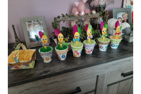 Pot de pâques - Pâques, Noël - 10doigts.fr