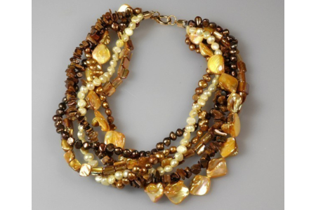 Collier de fête - Perles, bracelets, colliers - 10doigts.fr