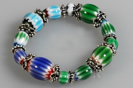 Bracelet perles chevron - Perles, bracelets, colliers - 10doigts.fr