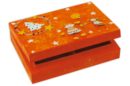 Boîte à cartes en bois - 16 x 12 cm - Boîtes en bois – 10doigts.fr