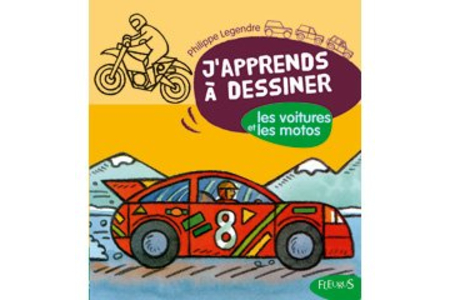Livre : J'apprends à dessiner les voitures et les motos - 10doigts.fr