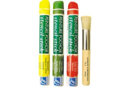 Déco pochoir couleurs basic - 10doigts.fr