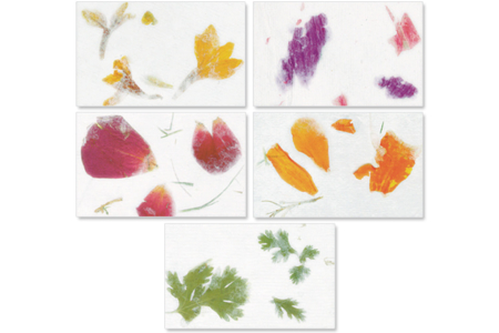 Papier pétales de fleur - 10doigts.fr