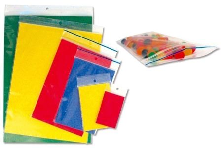 Pochettes en plastique transparent à fermeture zip - Lot de 100 - Plastique Transparent – 10doigts.fr