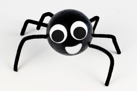 Araignée d'Halloween - Tutos Halloween – 10doigts.fr