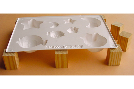 Set de 8 plots en bois pour moulage - 10doigts.fr