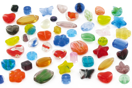 Perles artisanales en verre - 10doigts.fr