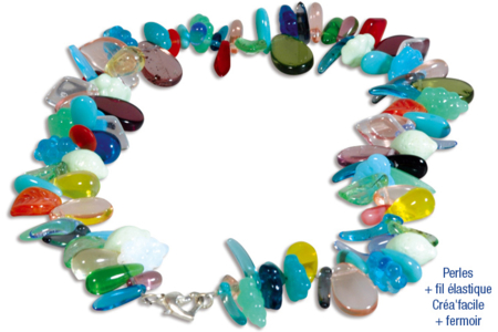 Perles artisanales en verre - 10doigts.fr