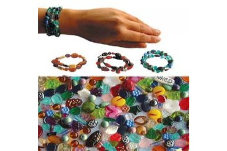 Perles artisanales en verre - 10doigts.fr