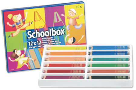 LYRA 144 maxi crayons de couleurs - 10doigts.fr