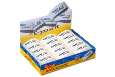 Boîte de 30 gommes white - 10doigts.fr