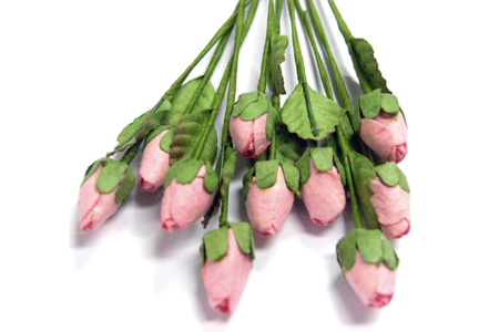 Set de 10 roses 3D, en papier - 10doigts.fr
