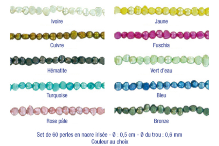 Perles en nacre - 10doigts.fr
