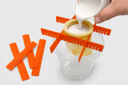  4 supports de calage pour moule en latex.  - Outils de Modelage – 10doigts.fr