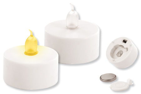 Bougies électriques - Lot de 2 - Lanternes et Citrouilles – 10doigts.fr