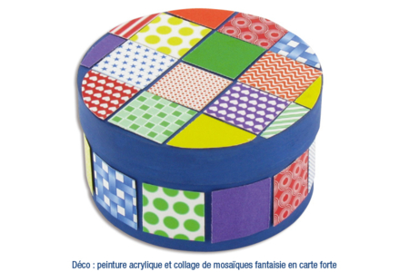 Set d'environ 50 galets en pâte de verre, unis et rayurés, couleurs assorties - 10doigts.fr