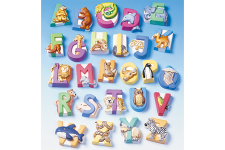 Set de 3 moules ALPHABET - 10doigts.fr
