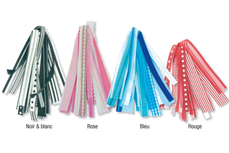 Rubans fantaisie en polyester - 10doigts.fr