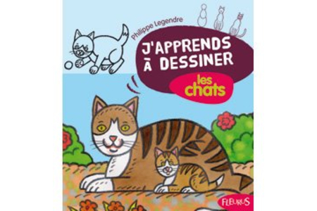 Livre : J'apprends à dessiner les chats - 10doigts.fr