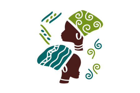 Pochoir Déco adhésif repositionnable Femme Africaine - 10doigts.fr