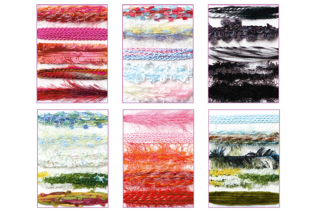 Set de 30 cordons fantaisie, matières et couleurs assorties  - 10doigts.fr