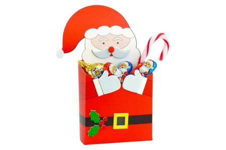 Kit boîtes Père-Noël à monter - 6 pièces - Kits bricolages créatifs de Noël – 10doigts.fr