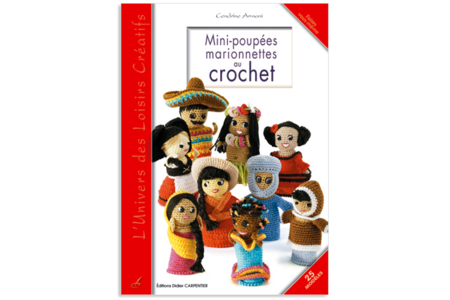 Livre : Mini poupées au crochet - 10doigts.fr