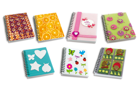 Carnet à customiser : idée Déco - 10doigts.fr
