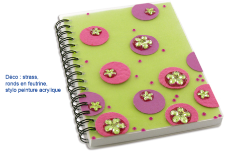 Set de 5 carnets à décorer - 10doigts.fr