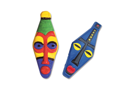 Moule masques africains - 10doigts.fr