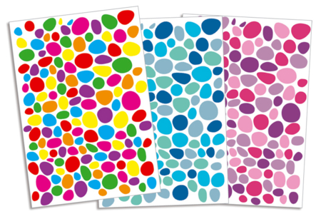 Pochette de 864 gommettes mosaïques fantaisie - 10doigts.fr