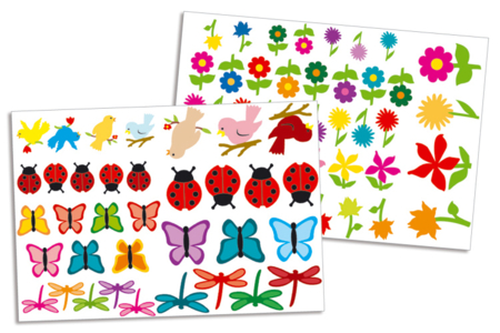 Set de 154 gommettes du printemps - 10doigts.fr