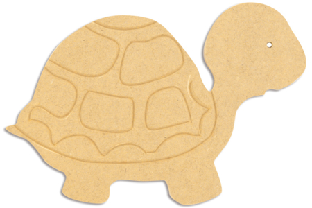Tortue fantaisie en bois médium (MDF) - 10doigts.fr