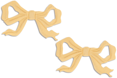 Set de 2 noeuds en bois médium (MDF) - 10doigts.fr
