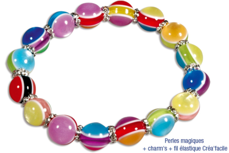 Perles magiques - 60 perles - Perles acrylique – 10doigts.fr