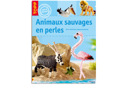Livre : Animaux sauvages en perles - 10doigts.fr