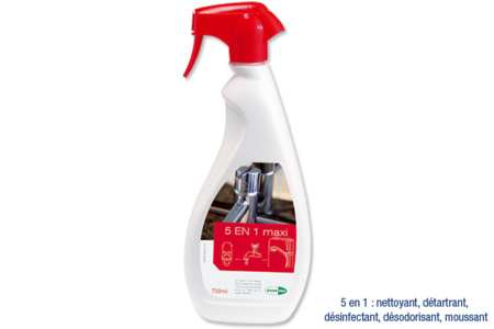 ANIOS 5 en 1 : nettoyant, détartrant, désinfectant, désodorisant, moussant  - 10doigts.fr