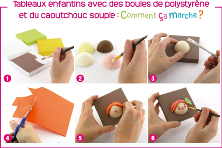 Kit Créa polystyrène - 10doigts.fr