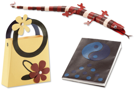 Cartes fortes peaux de serpents - 10doigts.fr