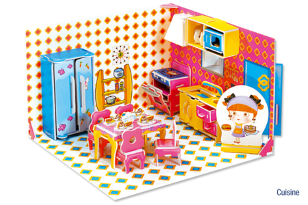Kits Créa 3D La maison - 10doigts.fr