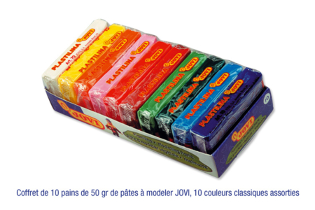 Pâtes enfantines ne durcissant pas à l'air JOVI - Pâtes à modeler classiques – 10doigts.fr