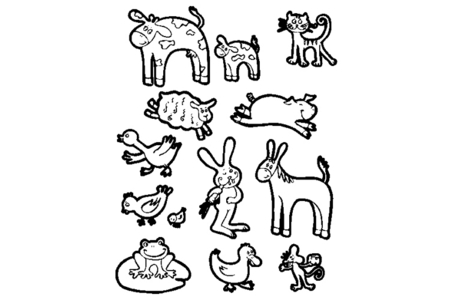 Gommettes à colorier - 10doigts.fr